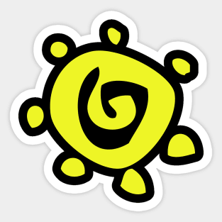 Kokopelli Sun Sticker